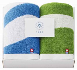 今治名工　フェイスタオル2P I-77302 の画像