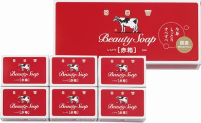 牛乳石鹸 カウブランド赤箱6個入 の画像