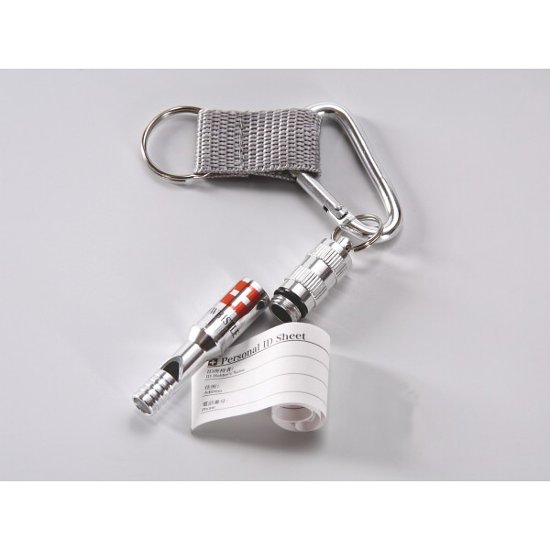 ＩＤホイッスル＆カラビナリング 4182画像