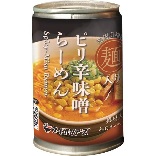 ヌードルツアーズ　らーめん缶　ピリ辛味噌画像
