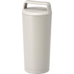 ハンドル付ステンレスタンブラー（３６０ｍｌ） グレージュ B3725-2の画像