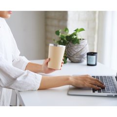 真空断熱タンブラー（４２０ｍｌ） ベージュ・ブラック・カーキ JM-733画像