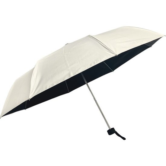 遮光軽量　晴雨兼用　耐風（５５ｃｍ）折畳み傘 アイボリー 90240270画像