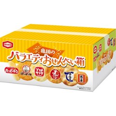 亀田のバラエティおせんべい箱の画像