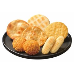 亀田のバラエティおせんべい箱画像