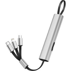 ３ＩＮ１マルチケーブル シルバー SW-165SVの画像