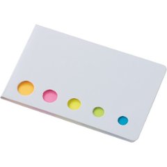 ５色付箋メモ（白） S3078の画像