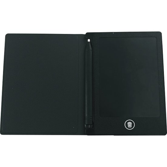 カバー付電子メモパッド　４．４インチ PL-199BK画像