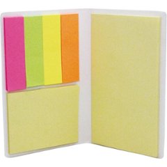 ＮＥＷブック型付箋メモ（白） S3077の画像