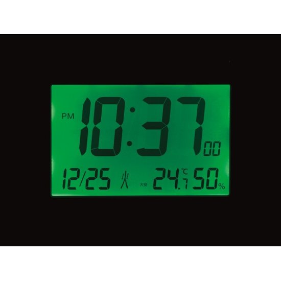 リズム　電波目覚まし時計（掛置兼用） 8RZ203SR03 画像