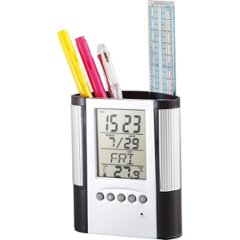 多機能クロックペン立て付き SC1714B画像