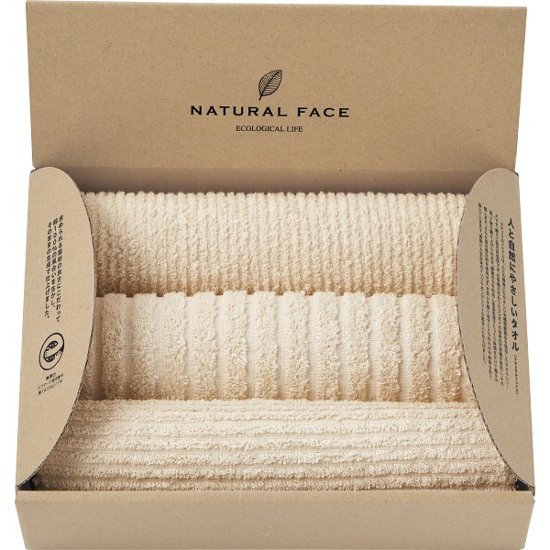 ナチュラルフェイス　フェイスタオル３枚セット NFM10150画像