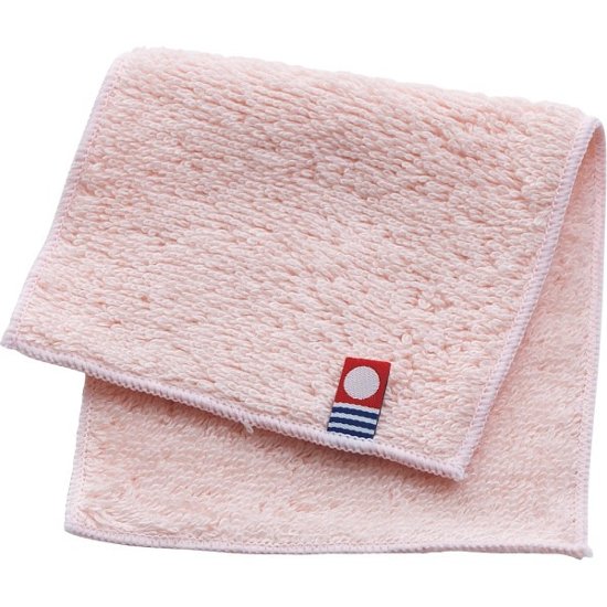 サステナブル今治ハーフハンカチ サーモンピンク 64811画像