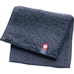 サステナブル今治ハーフハンカチ ネイビー 64814の画像