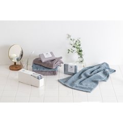 リル　水で大きくなる圧縮タオル　フェイスタオル ブルー LIL1075画像