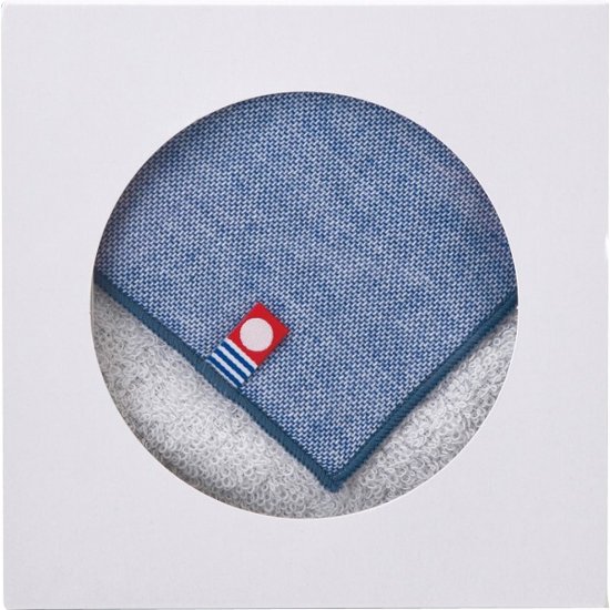 今治ガーゼ＆パイルミニハンカチ ネイビー IGP-50-NV画像