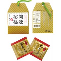 開運招福梅昆布茶（金箔入・ことわざカード入）の画像