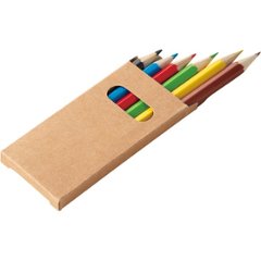 ミニ色鉛筆６本セット P3615画像