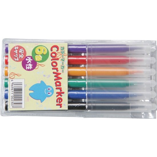 サインペン６色セット CM6画像