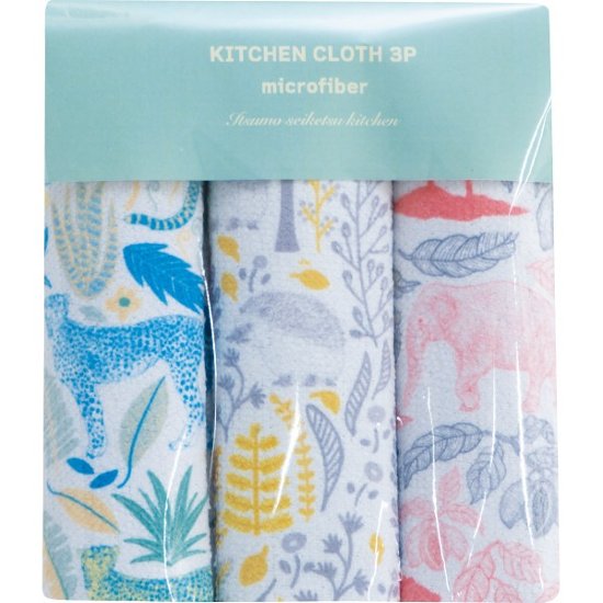 キッチンクロス３枚セット アニマル MFF-005画像