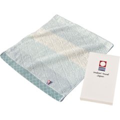 和布小紋（モダン）　フェイスタオル グリーン KWFK-A0 GRの画像