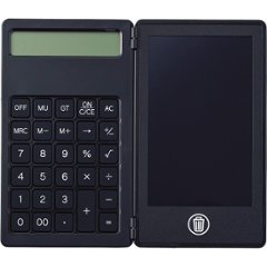 電卓付き電子メモ（４．４インチ） ブラック 0057-01の画像