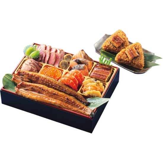 【母の日専用】鰻と彩り極御膳商品のお届け期間：5.6(水)～5.10(日)。5月6日以降のご注文は「遅れてごめんね」対応となります。画像