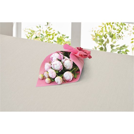 【母の日専用】シャクヤクの花束商品のお届け期間：5.6(水)～5.10(日)。5月6日以降のご注文は「遅れてごめんね」対応となります。画像