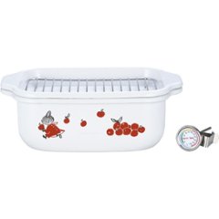 【母の日専用商品】リトルミイ　ちいさなごちそう　角型天ぷら鍋商品のお届け期間：5.6(水)～5.10(日)。5月6日以降のご注文は「遅れてごめんね」対応となります。画像