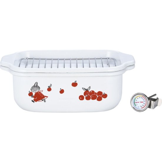 【母の日専用商品】リトルミイ　ちいさなごちそう　角型天ぷら鍋商品のお届け期間：5.6(水)～5.10(日)。5月6日以降のご注文は「遅れてごめんね」対応となります。画像