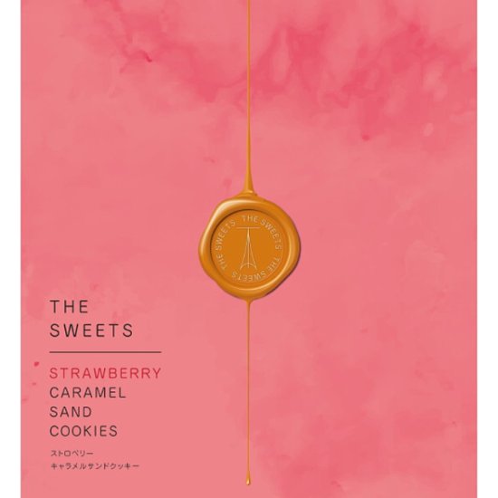 【母の日専用】ザ・スウィーツ　苺キャラメルサンドクッキー（１２個）商品のお届け期間：5.6(水)～5.10(日)。5月6日以降のご注文は「遅れてごめんね」対応となります。画像