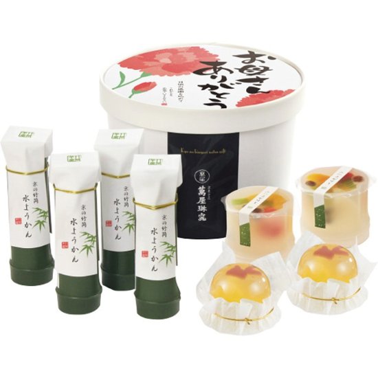 【母の日専用】京都　萬屋琳窕　京のひんやりギフト商品のお届け期間：5.6(水)～5.10(日)。4月27日以降のご注文は「遅れてごめんね」対応となります。画像