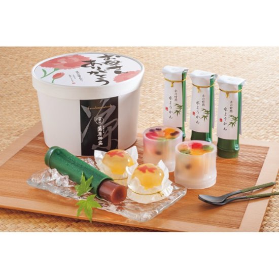 【母の日専用】京都　萬屋琳窕　京のひんやりギフト商品のお届け期間：5.6(水)～5.10(日)。4月27日以降のご注文は「遅れてごめんね」対応となります。画像