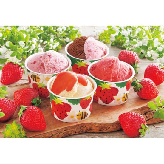 【母の日専用】博多あまおうのこだわりアイス（７個）商品のお届け期間：5.6(水)～5.10(日)。4月27日以降のご注文は「遅れてごめんね」対応となります。画像