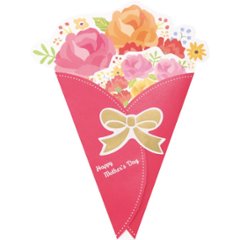 【母の日専用】博多あまおう　花いちごのアイス（７個）商品のお届け期間：5.6(水)～5.10(日)。4月27日以降のご注文は「遅れてごめんね」対応となります。画像