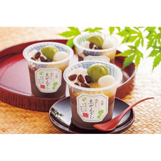 【母の日専用】京都　養老軒　冷やし京ぜんざい商品のお届け期間：5.6(水)～5.10(日)。4月27日以降のご注文は「遅れてごめんね」対応となります。画像