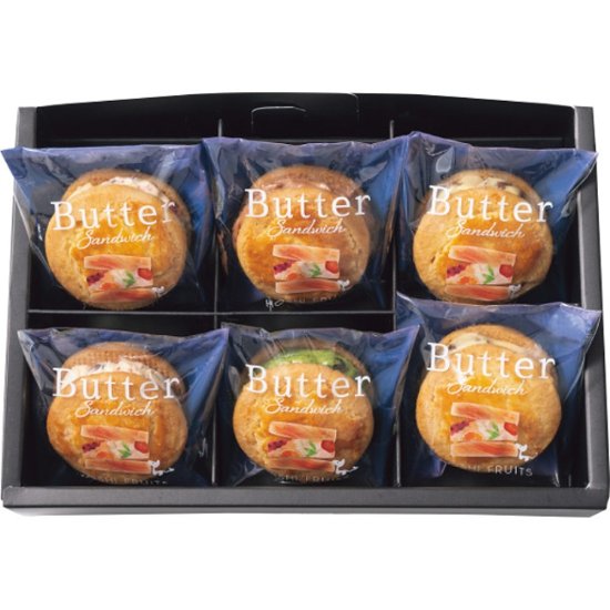 【母の日専用】ホシフルーツ　発酵バターと果実のバターサンド商品のお届け期間：5.6(水)～5.10(日)。4月29日以降のご注文は「遅れてごめんね」対応となります。画像