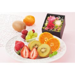 【母の日専用】果実のキモチ　フルーツ宝石箱商品のお届け期間：5.6(水)～5.10(日)。5月6日以降のご注文は「遅れてごめんね」対応となります。画像