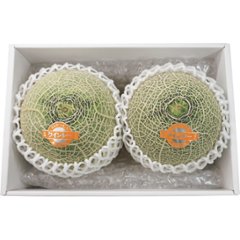 【母の日専用】クインシーメロン（２玉）商品のお届け期間：5.6(水)～5.10(日)。4月28日以降のご注文は「遅れてごめんね」対応となります。の画像