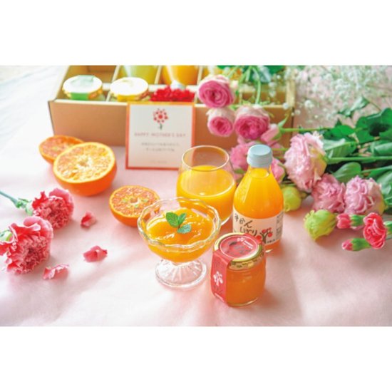 【母の日専用】伊藤農園　果汁１００％ピュアジュース＆寒天ジュレセット商品のお届け期間：5.6(水)～5.10(日)。5月6日以降のご注文は「遅れてごめんね」対応となります。画像