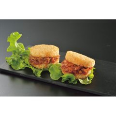 【母の日専用】米久　ライスバーガー２種セット商品のお届け期間：5.6(水)～5.10(日)。4月28日以降のご注文は「遅れてごめんね」対応となります。画像