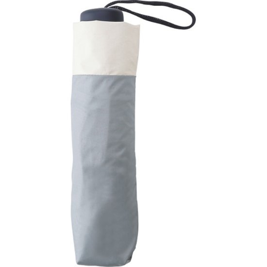 【母の日専用】晴雨兼用ＵＶ加工　折りたたみ傘（５５ｃｍ）遮熱タイプ グレー・オフホワイト２商品のお届け期間：5.6(水)～5.10(日)。画像