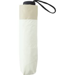 【母の日専用】晴雨兼用ＵＶ加工　折りたたみ傘（５５ｃｍ）遮熱タイプ オフホワイト・ベージュ２商品のお届け期間：5.6(水)～5.10(日)。画像
