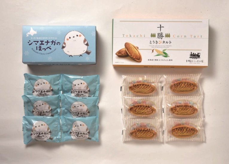 【北海道直送】 十勝トテッポ工房 シマエナガのほっぺととうきびタルトセット 【全国送料込】(沖縄・離島除く)画像