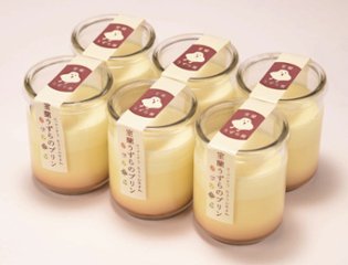 【北海道直送】 室蘭うずら園 室蘭うずらのプリン(プレーン）６個セット 【全国送料込】(沖縄・離島除く)の画像