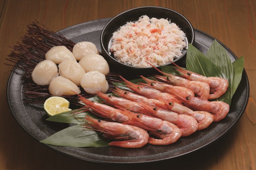 【北海道直送】 カネコメ田中水産 甘えび・ほたて・おおずわいがにほぐし身セット 【全国送料込】(沖縄・離島除く)画像