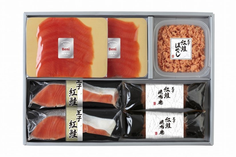 【北海道直送】 王子サーモン 紅鮭こだわりセット (N)HKTB60 【全国送料込】(沖縄・離島除く)画像