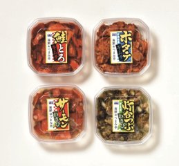 【北海道直送】 兼由 海鮮おつまみ亭4種詰合せ 【全国送料込】(沖縄・離島除く)の画像