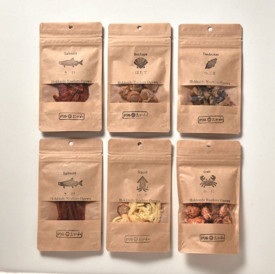 【北海道直送】 釧路おが和 北のおいしい珍味6つの味R 【全国送料込】(沖縄・離島除く)画像