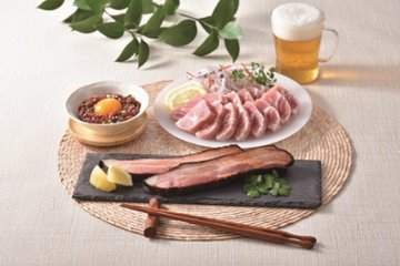 【北海道直送】 札幌バルナバハム しばれ生ハム・牛生ハムユッケ＆農家のベーコンステーキセット 【全国送料込】(沖縄・離島除く)画像